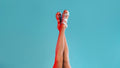 Celeste Metallic Strappy Heel