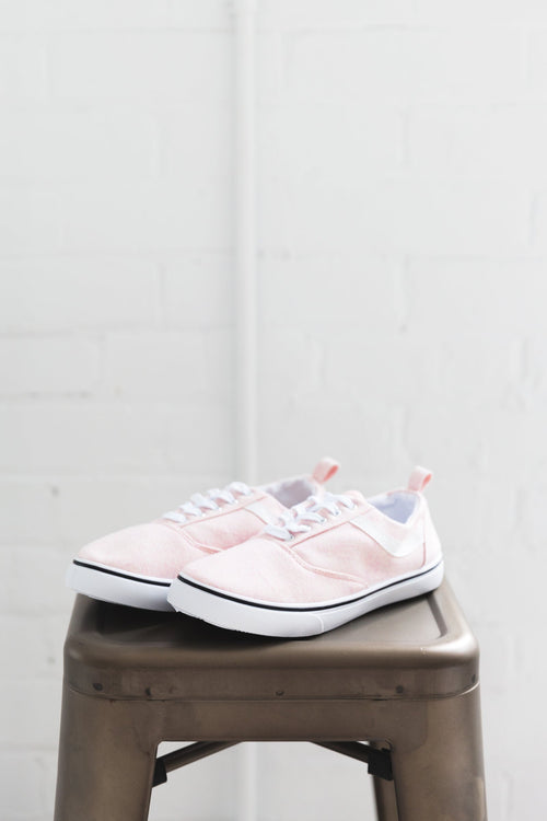 Blush Canvas Sneaker