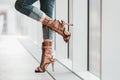 Sienna Lace-Up Heeled Boot